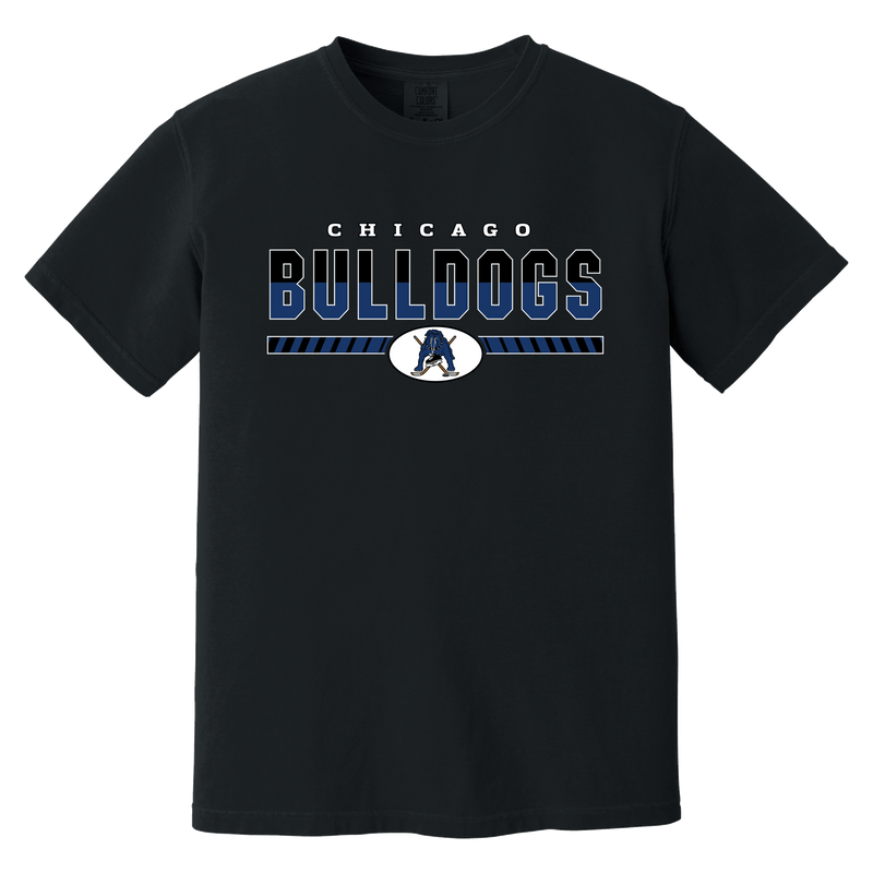 Chicago Bulldogs Heavyweight Ring Spun Tee