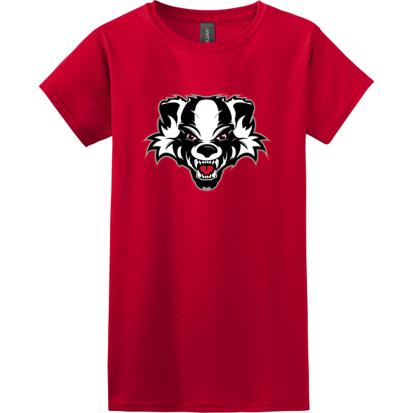 Scary Badgers Softstyle Ladies' T-Shirt