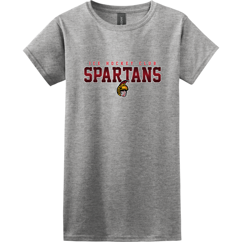 Seacoast Spartans (Ice Hockey) Softstyle Ladies' T-Shirt