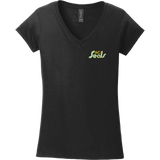 Atlantic City Seals Softstyle Ladies Fit V-Neck T-Shirt