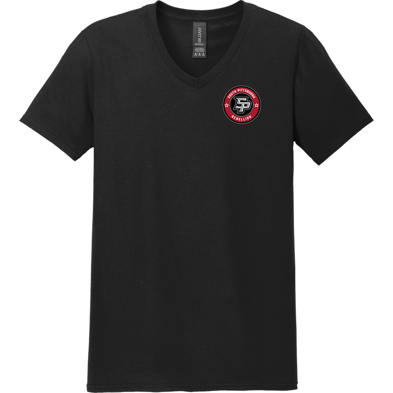 South Pittsburgh Rebellion Softstyle V-Neck T-Shirt