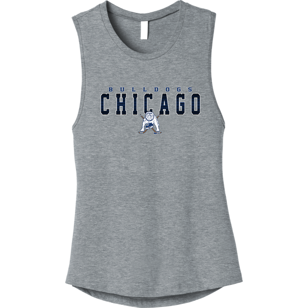 Chicago Bulldogs Womens Jersey Muscle Tank