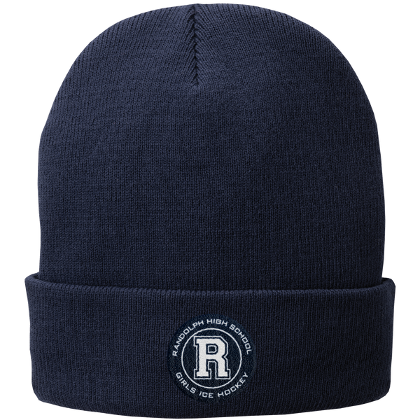 Randolph Girls Hockey Fleece-Lined Knit Cap