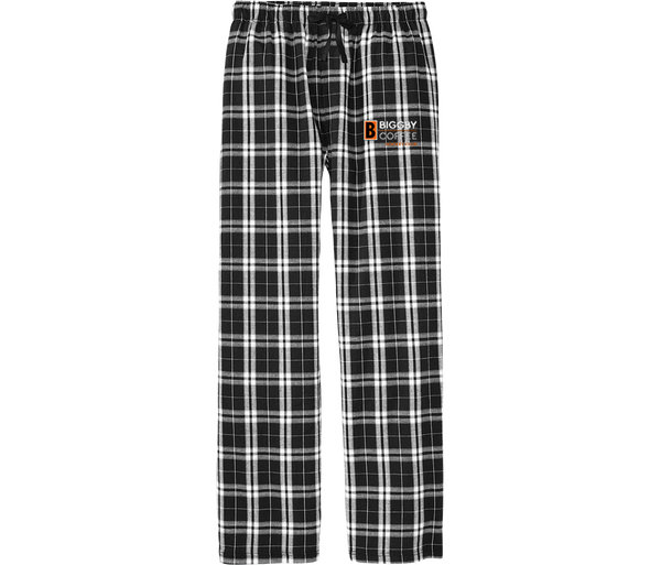 Biggby Coffee Hockey Club Flannel Plaid Pant