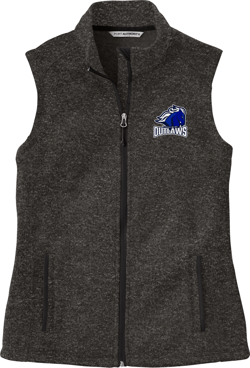 Brandywine Outlaws Ladies Sweater Fleece Vest