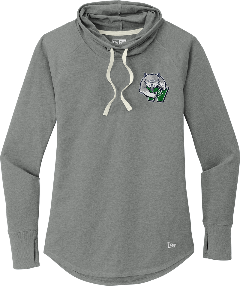 Woodbridge Wolfpack New Era Ladies Sueded Cotton Blend Cowl Tee