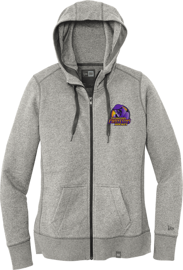 Youngstown Phantoms New Era Ladies French Terry Full-Zip Hoodie