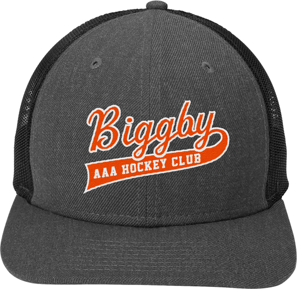 Biggby Coffee AAA New Era Snapback Low Profile Trucker Cap