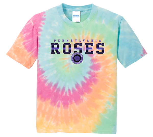 PA Roses Youth Tie-Dye Tee
