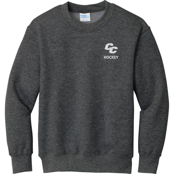 Curry College Youth Core Fleece Crewneck Sweatshirt