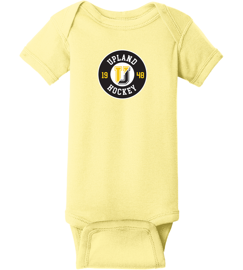 Upland Hockey Infant Short Sleeve Baby Rib Bodysuit